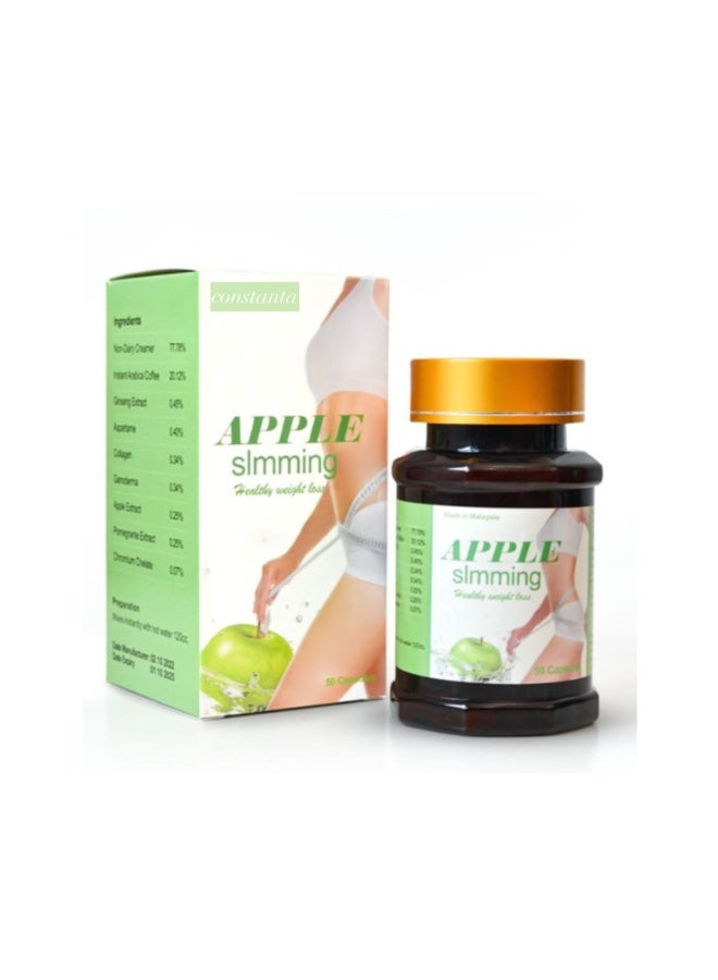 APPLE Slimming 60 CAPSULE ,Made in Malaysia with Authentic Code